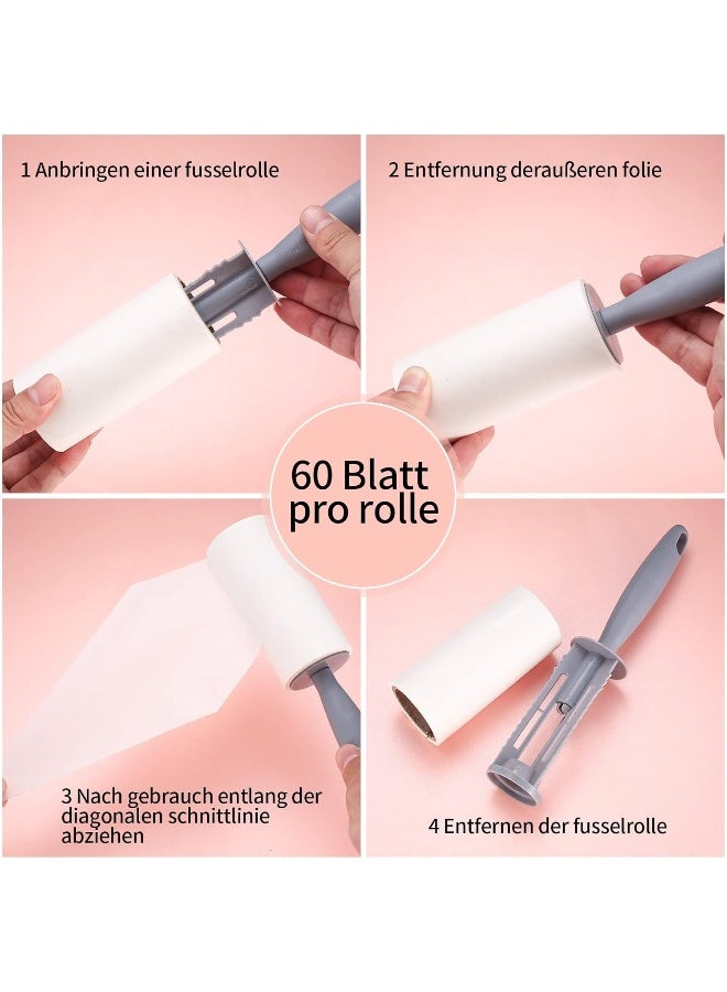 MOMENT Lint Roller Remover Hair Kit, Extra Sticky Reusable Lint Remover With 210 Sheets  - Image 3