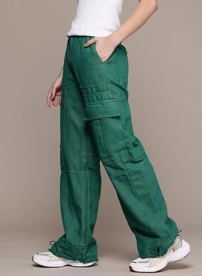 Freehand Freehand Women Wide Leg Utility Jeans
