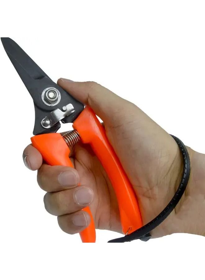 Orange Heavy Duty Spring Loaded Hoof Trimmer For Sheep Goats Hogs 1pc - Image 1