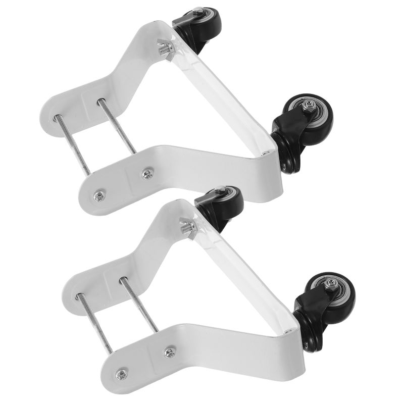 2PCS Pulley Base for Heaters with Swivel Caster Wheels Easy Installation Radiators Wheels Vase Heavy Duty for Convenient Mobility and Support - Image 1