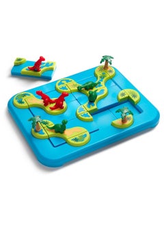 SmartGames SmartGames Dinosaurs: Mystic Islands Board Game, a Fun, STEM Focused Prehistoric Brain Game and Puzzle Game for Ages 6 and Up  - Image 1