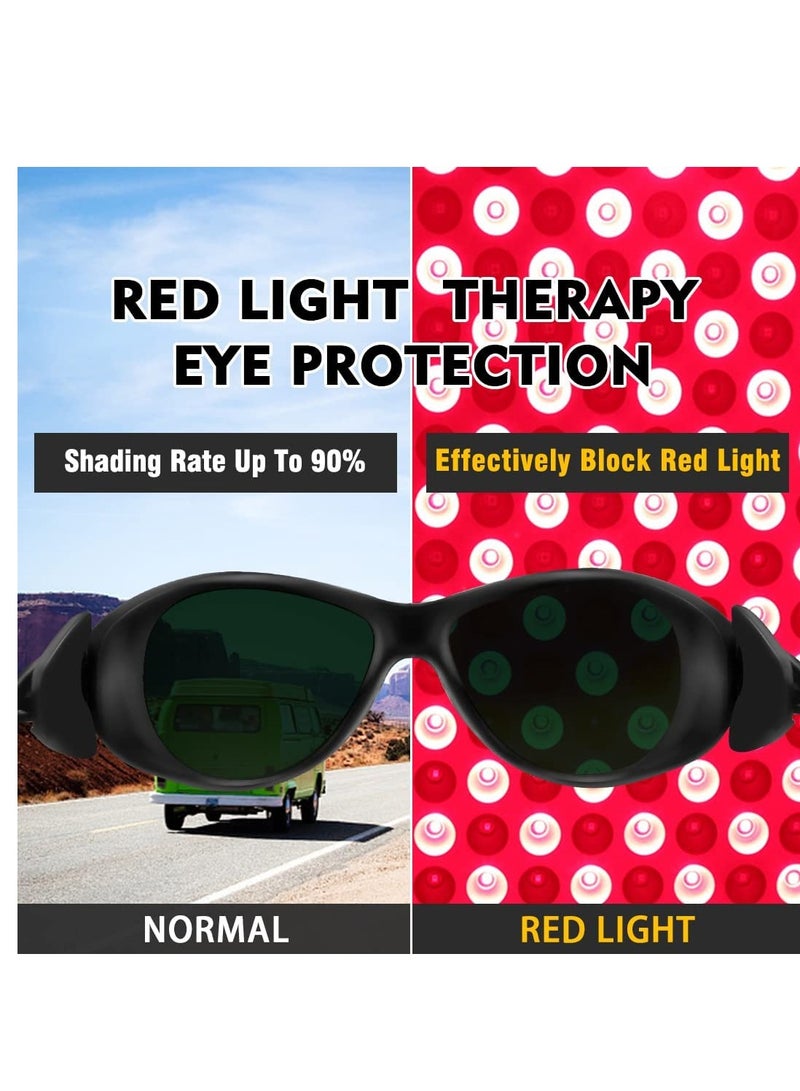 SYOSI Red Light Therapy Glasses Eyes Protection for Tanning Goggles 200 2000nm IPL laser Safety Glasses Light Therapy and Laser Hair Removal Treatment Eyes Protection  - Image 5