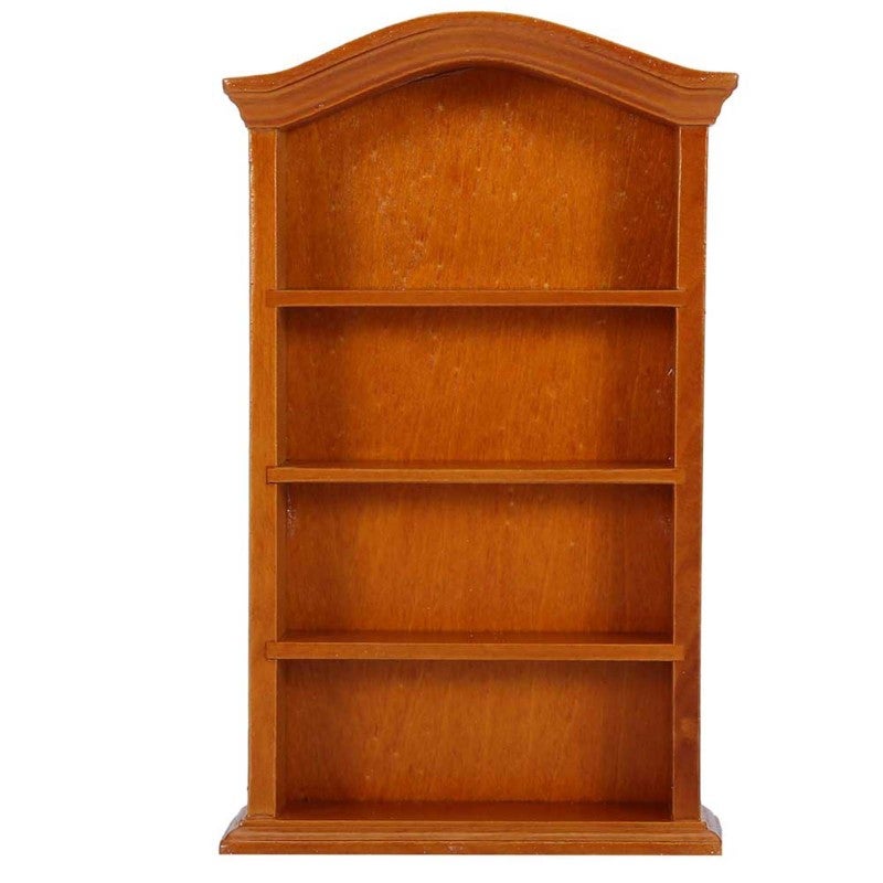 1:12 Scale Miniature Bookcase - High Quality Wood Durable Dollhouse Bookshelf - Consummate Craftsmanship High Simulation Wood Miniature Cabinet for Dollhouse Collection - Image 1