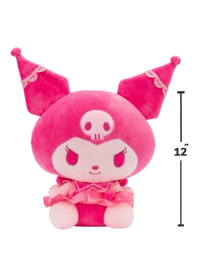 Sanrio دمية قماشية من سانريو هالو كيتي وأصدقائها ويف 1 كورومي (30.48 سم، وردي) - Image 3