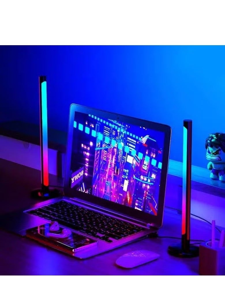 Raxoom Smart RGB LED Light Bars, Ambient Lighting, Bluetooth Monitor Flow Light Bars with APP Control, Color Gaming Light Bar for TV/Room Decoration/Movie/PC. - Image 2