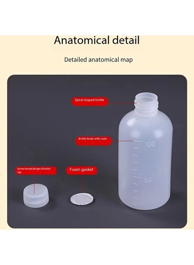 3 Pack Plastic Laboratory Bottles With Scale 250ml Capacity - Image 4