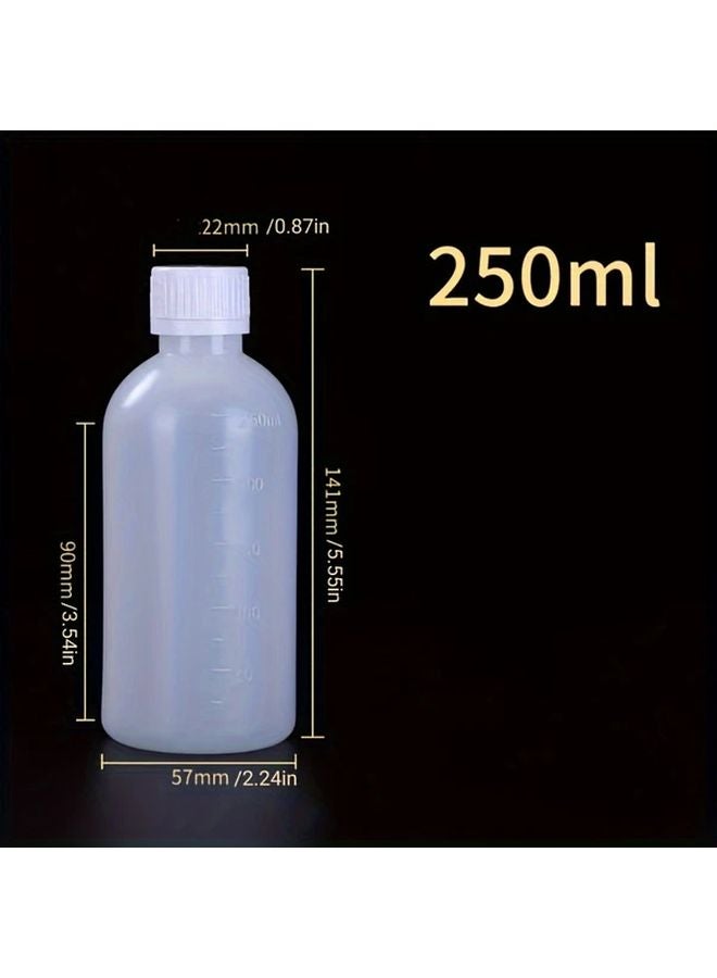 3 Pack Plastic Laboratory Bottles With Scale 250ml Capacity - Image 3