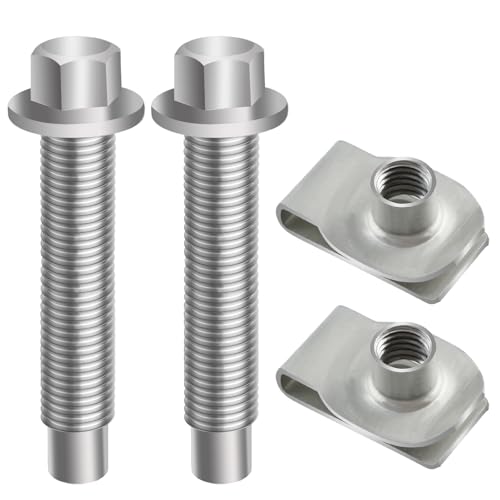 KPALAG 2PCS Fuel Tank Strap Bolts and Nuts Fuel Tank Strap Hardware Kit Compatible with Silverado Yukon Avalanche Savana Colorado Canyon Express Sierra Tahoe Replace11516770 11519894 15743078 - Image 1