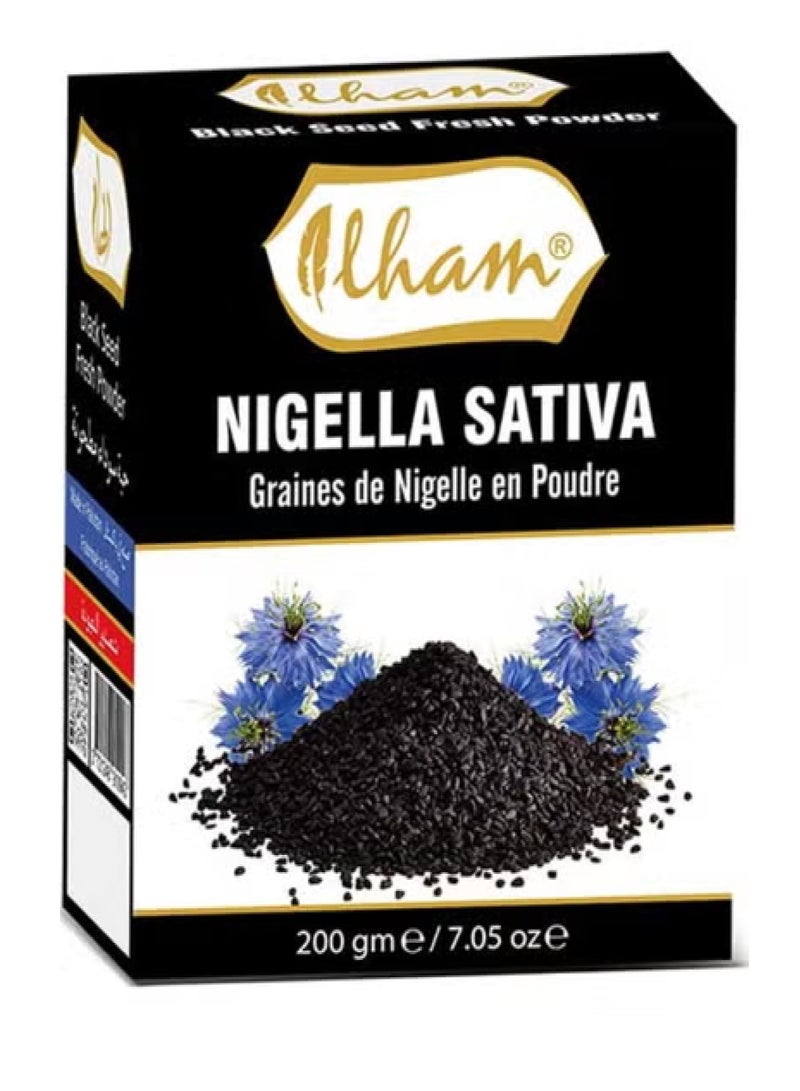 إلهام حبة سوداء مطحونة 200 جرام