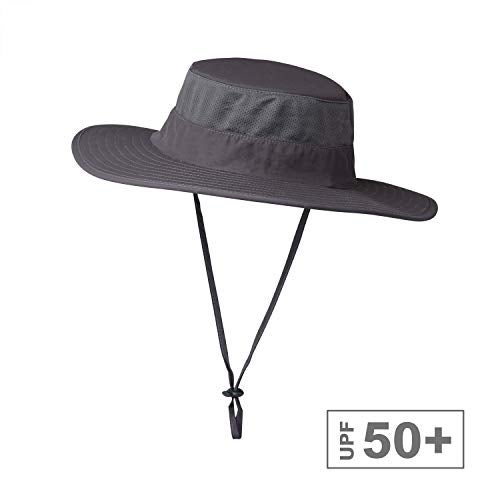 KOOLSOLY Fishing Hat,Sun Cap with UPF 50+ Sun Protection and Neck Flap,for Man and Women Dark Gray - Image 2