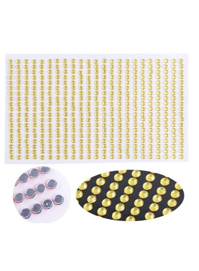 456 Pisces Crystal Tattoo Stickers for Eyes And Body - Image 1