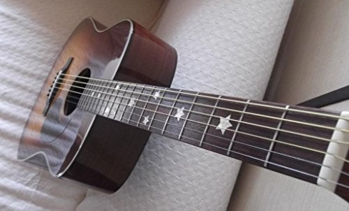 Inlaystickers Fret Markers for Guitars & Bass - Everly Brothers Stars - White Pearl F-093EB-WT - Image 5