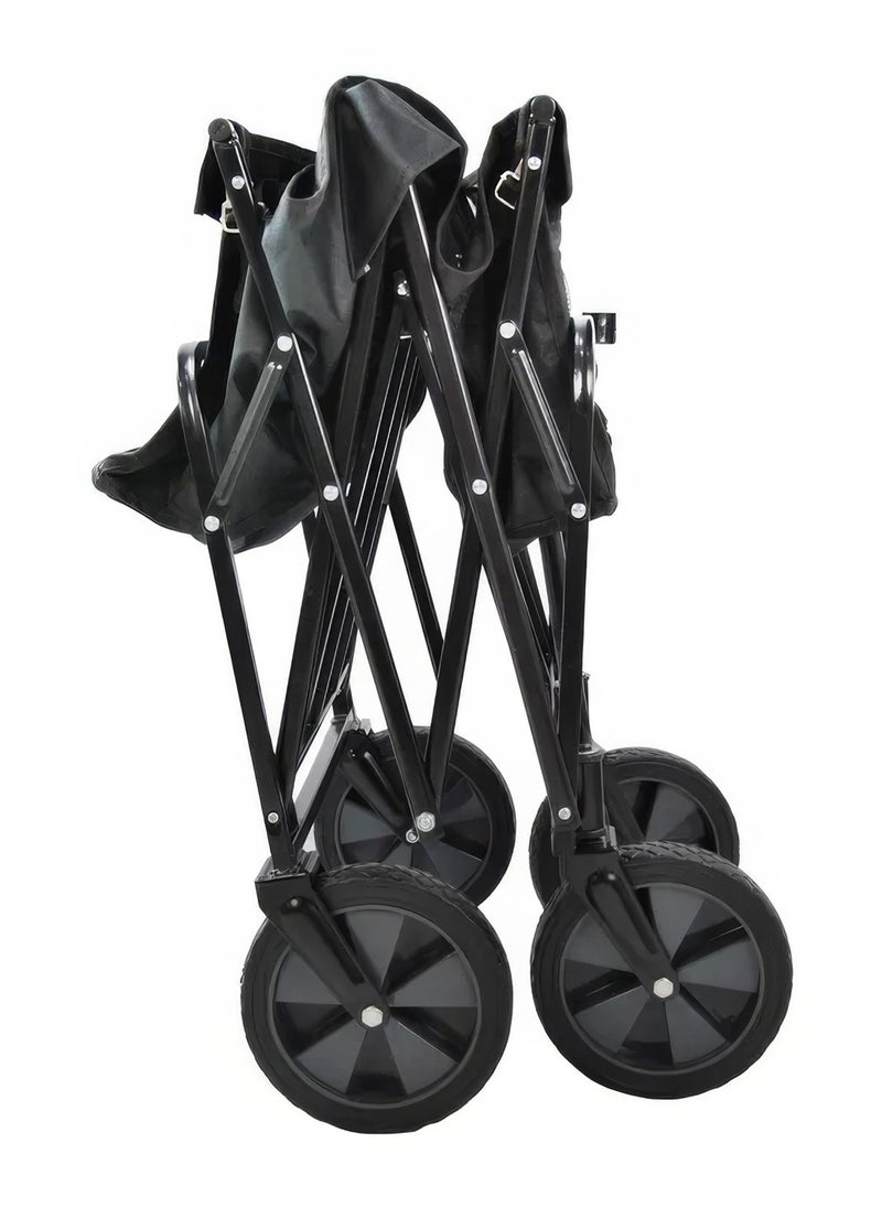 RENOVO - Garden Cart Folding Trolley - Practical Trolley for Transporting Items and Materials Outdoors - Image 1