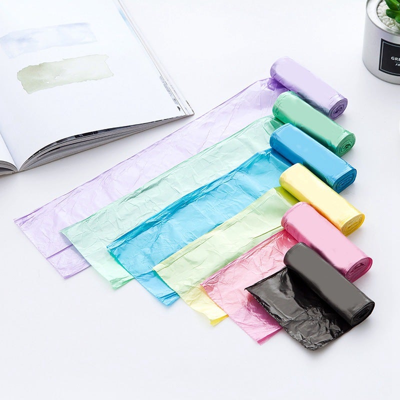 45*50cm Disposable Point-Break Flat Mouth Garbage Bag with Rolls New Material Thickeneded and Strong Home Kitchen Colorful - Image 5