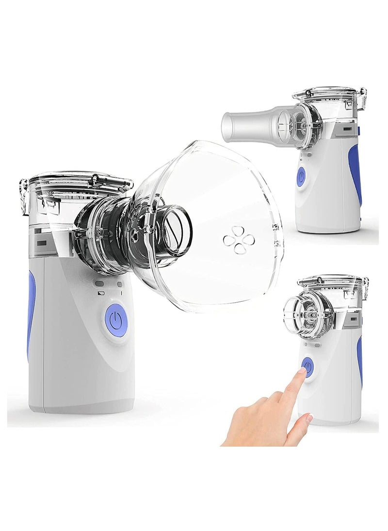 zenvo X - Portable Mesh Nebulizer for Adults and Kids | Compact Ultrasonic Humidifier for Home and Travel Use | Includes Masks and Mouthpieces - Image 1