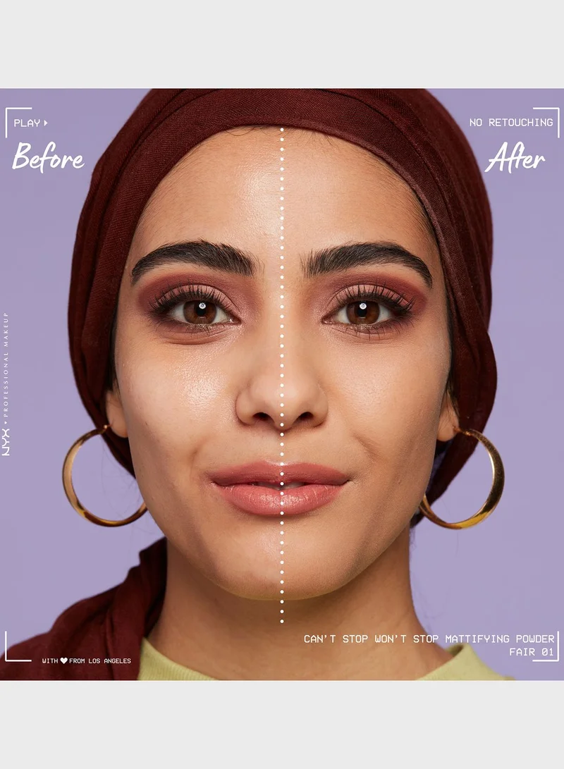 NYX PROFESSIONAL MAKEUP Can't Stop Won't Stop Mattifying Powder  Fair