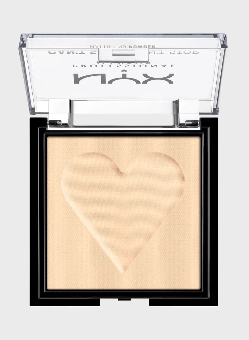 NYX PROFESSIONAL MAKEUP Can't Stop Won't Stop Mattifying Powder  Fair