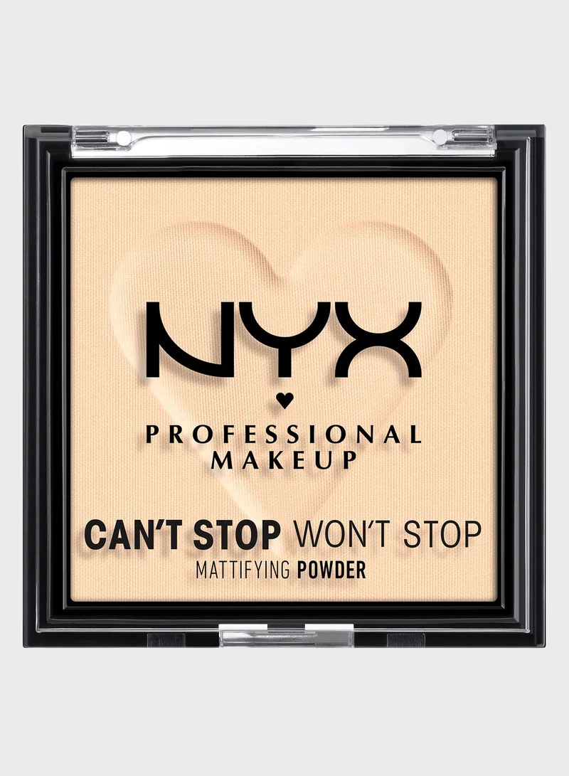 NYX PROFESSIONAL MAKEUP Can't Stop Won't Stop Mattifying Powder  Fair