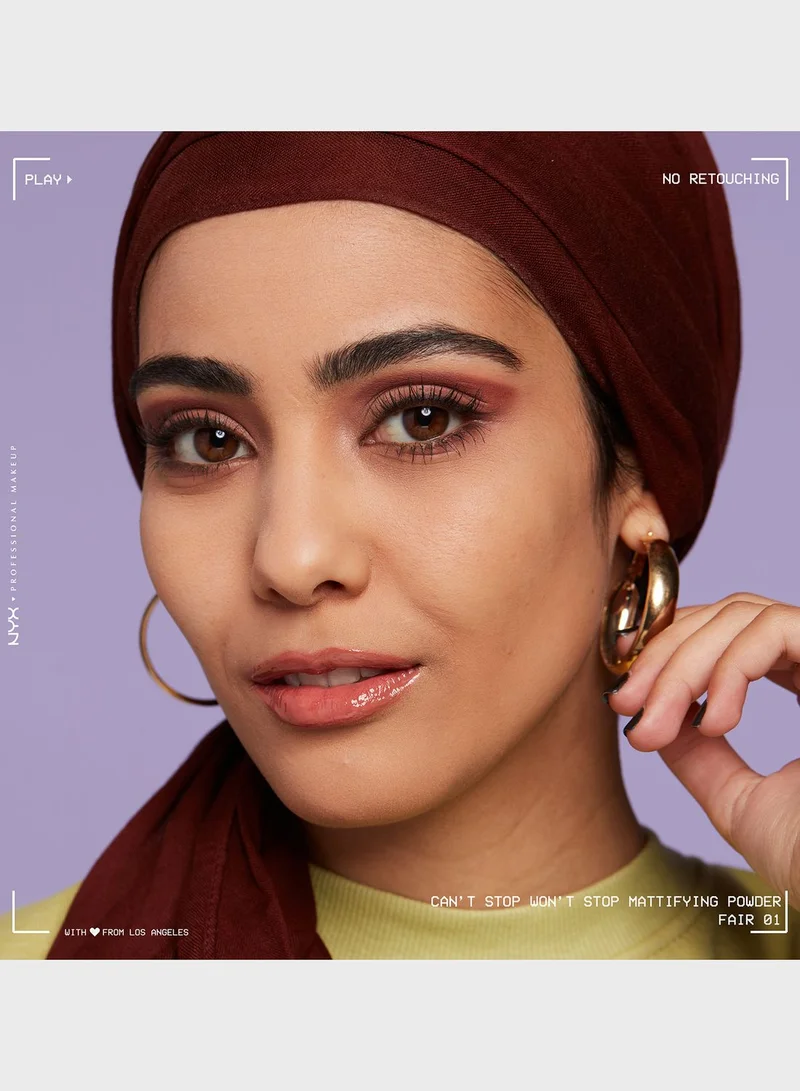 NYX PROFESSIONAL MAKEUP Can't Stop Won't Stop Mattifying Powder  Fair