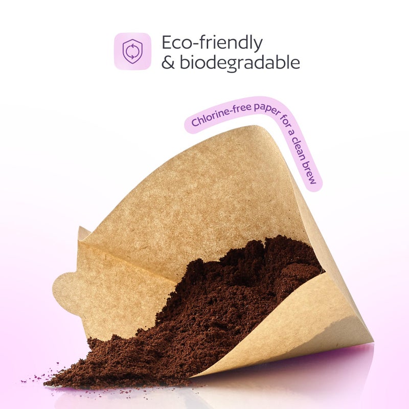 GoodCups 200 Count #4 Unbleached Paper Coffee Filters for Cuisinart, Ninja, BLACK+DECKER & other 8-12 Cup Coffee Makers - Perfect Paper Filter for Pour Over and Drip Coffee - Image 2