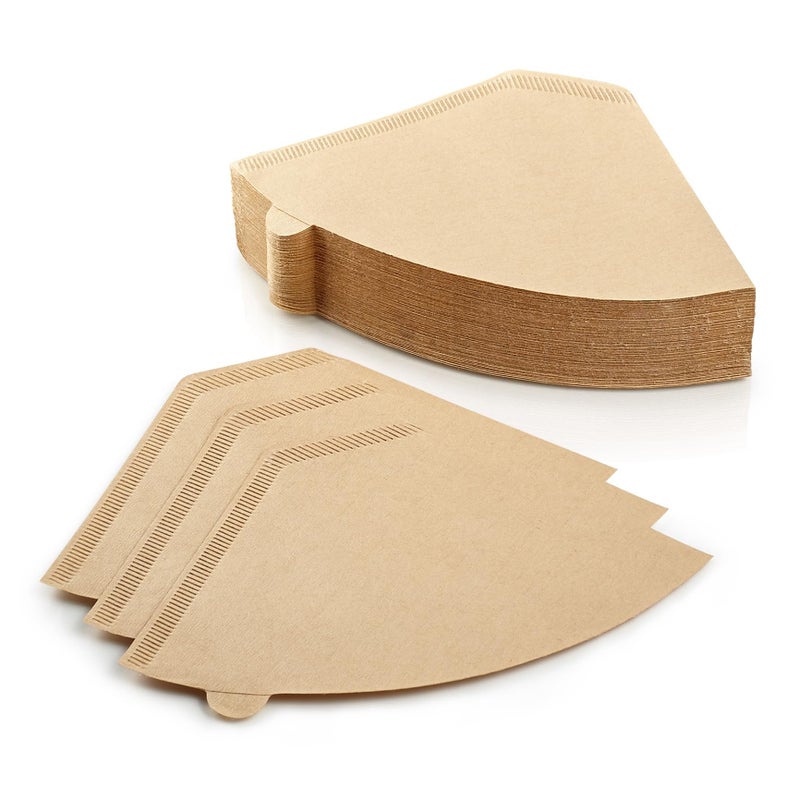GoodCups 200 Count #4 Unbleached Paper Coffee Filters for Cuisinart, Ninja, BLACK+DECKER & other 8-12 Cup Coffee Makers - Perfect Paper Filter for Pour Over and Drip Coffee - Image 1
