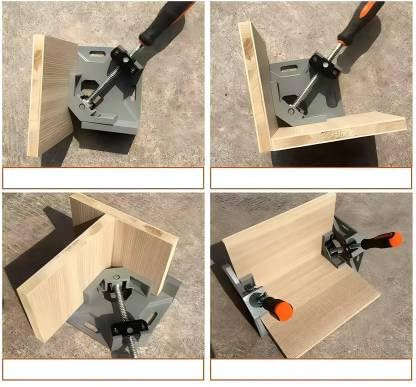 FLAMINGO ENTERPRISE FLAMINGO ENTERPRISE Corner Clamp 90 Corner Clamp with Adjustable Jaw for Woodworking Welding Photo Framing cm - Image 3