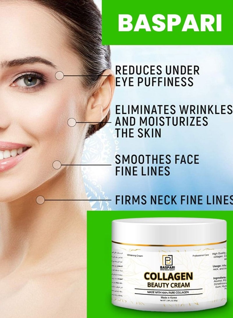 BASPARI Baspari Collagen Cream Natural Collagen Cream Made With  Pure Collagen  - Image 4