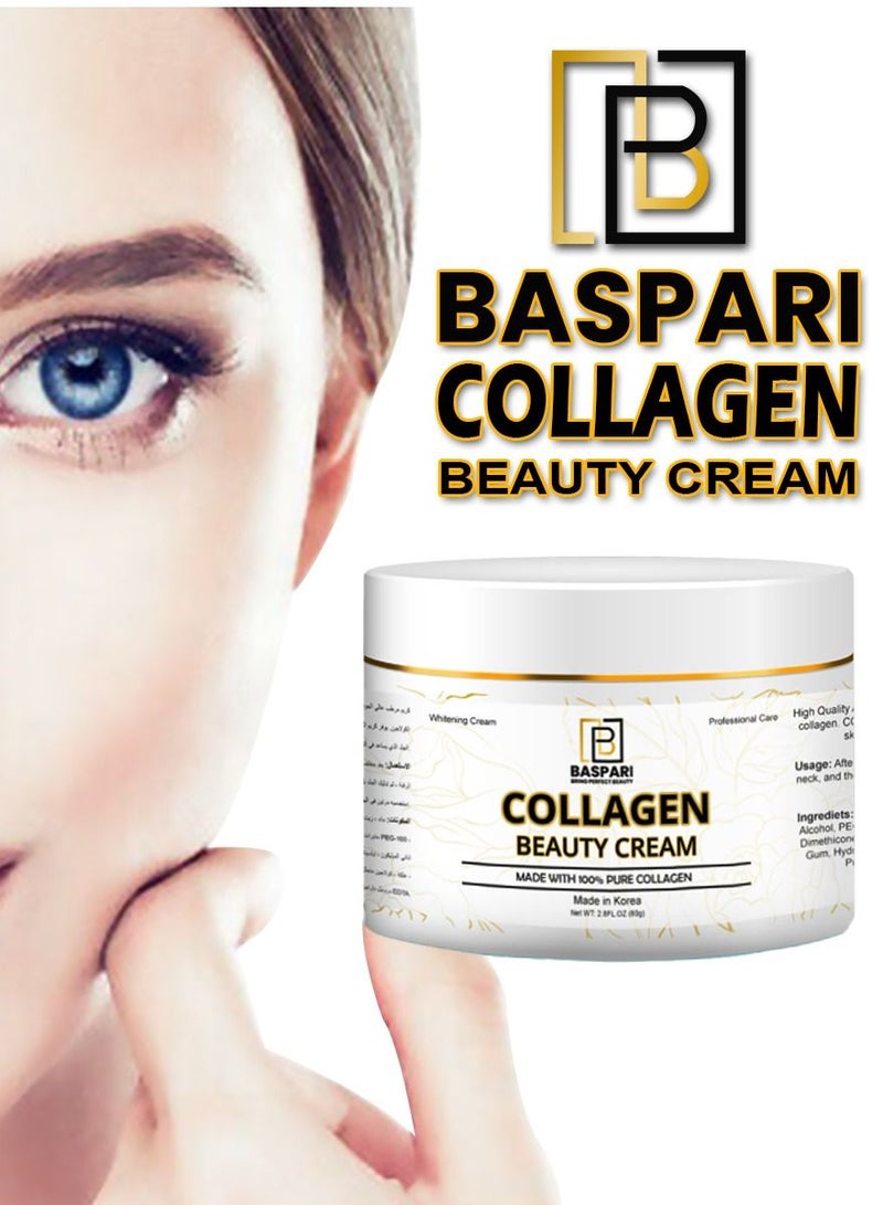 BASPARI Baspari Collagen Cream Natural Collagen Cream Made With  Pure Collagen  - Image 2