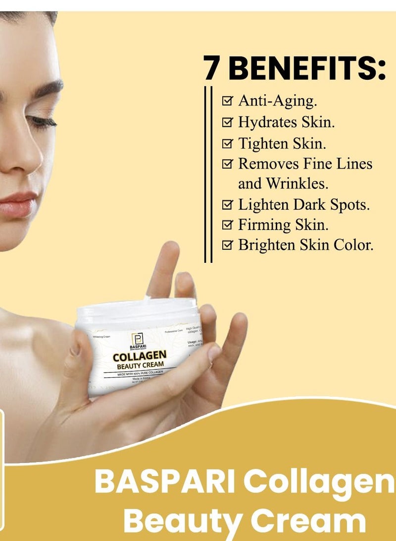 BASPARI Baspari Collagen Cream Natural Collagen Cream Made With  Pure Collagen  - Image 3