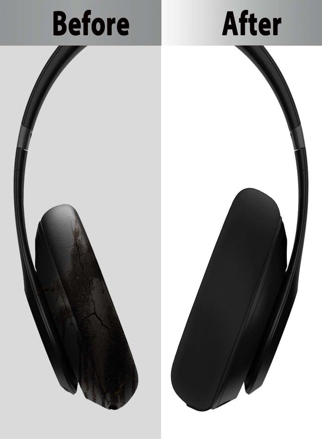 أغطية أذن Adhiper المقاومة للعرق لسماعات Beats Studio Pro، ملحقات حافظة سيليكون، وسادات أذن قابلة للغسل ومقاومة للعرق - أسود - Image 4