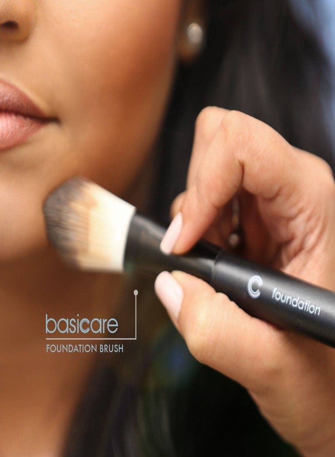 Basicare Foundation Brush For Liquid Makeup, Foundation Makeup Brush, For Flawless Liquid, Cream Foundation, Setting Powder, Concealer And Contour | Face | Kit - Image 5