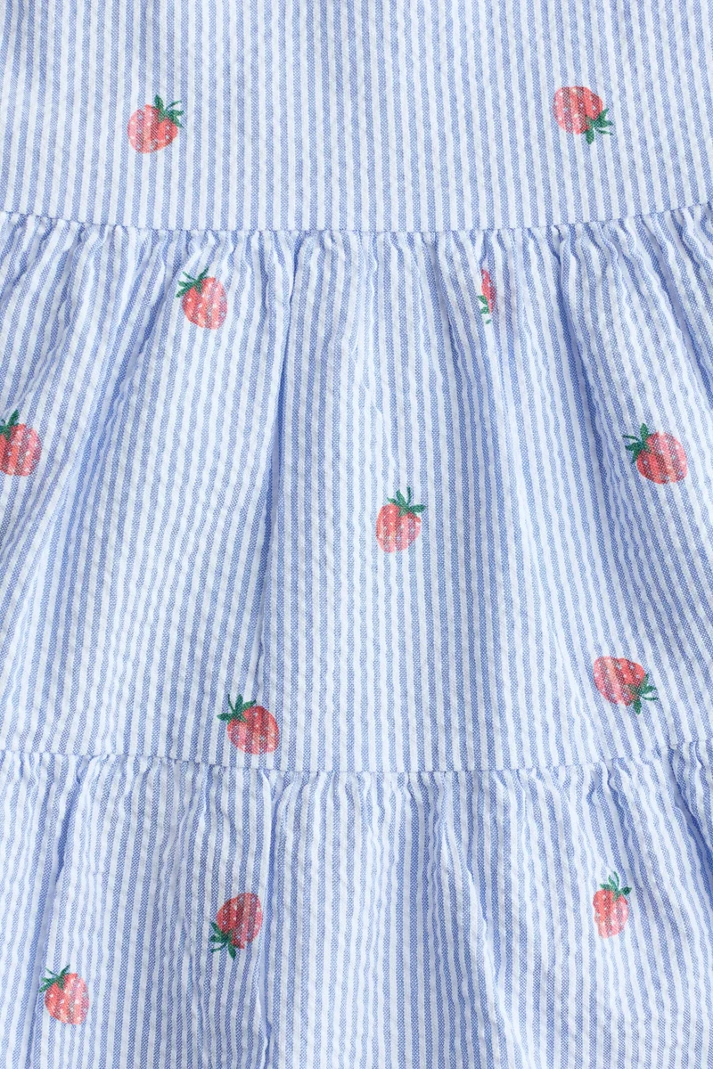 اتش اند ام فستان سيرساكر بطبقات