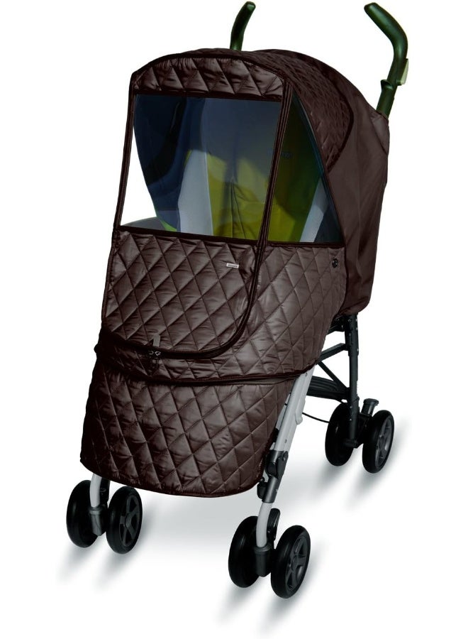 Manito Castle Alpha Stroller Weather Shield (Chocolate) - Image 1