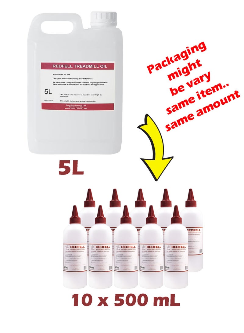 Redfell 100% Silicone Treadmill Oil Lubricant Suspension Fluid 5L - Image 2