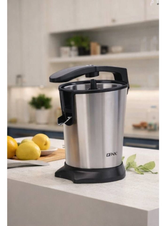 Denix Electric Citrus Juicer 130W Stainless Steel Orange Juicer Freshly Pressed Fruit For Squeezes Oranges Lemons Lime Juices BlackE DENX - Image 2