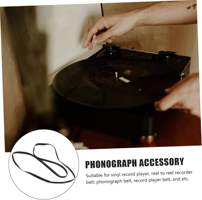 Rubber Drive Belt for Cassette Player and Turntable Maintenance Replacement Easy Installation - Image 5