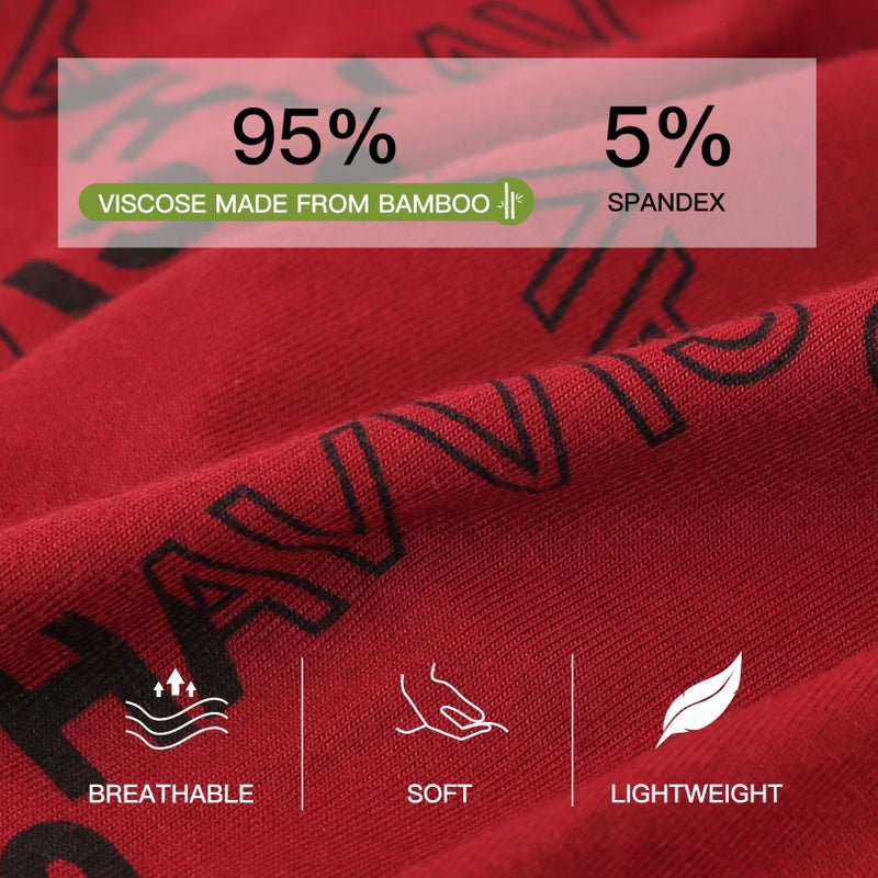 HAVVIS Men's Performance Underwear Boxer Briefs Soft Comfortable Bamboo Viscose Underwear for Men Multipack (L, Boxer Briefs : A02-9 Pack) - Image 5