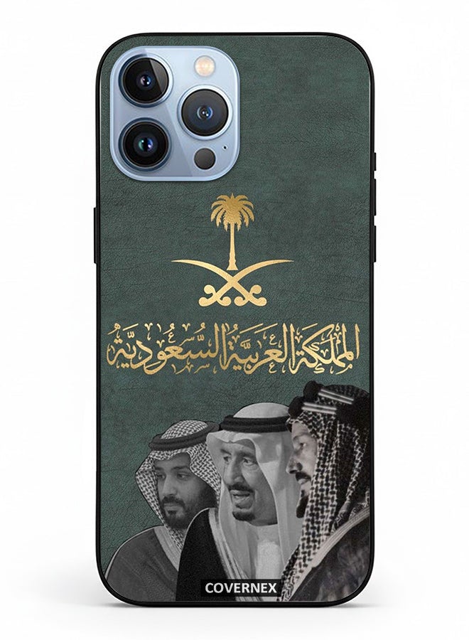 Covernex غطاء حماية لجهاز آيفون 13 برو ماكس مزخرف بشعار المؤسسين والقادة السعوديين - Image 2