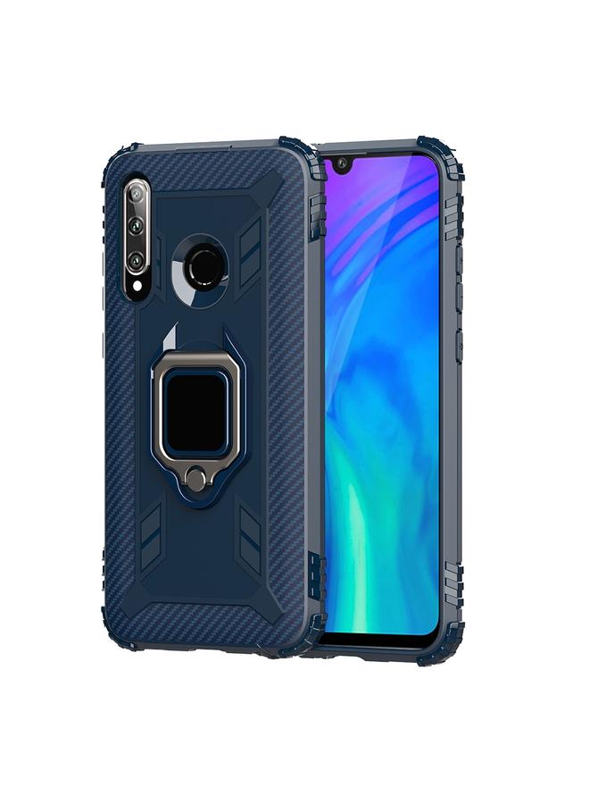Zaboon Case For Huawei P Smart+ 2019 Carbon Fiber Protective Case with 360 Degree Rotating Ring Holder - Image 2