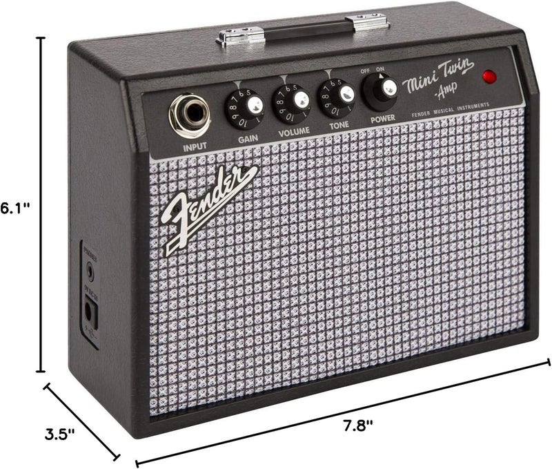FENDER Fender Mini 65 TwinAmp Electric Guitar Amplifier Black with 2Year Warranty - Image 3