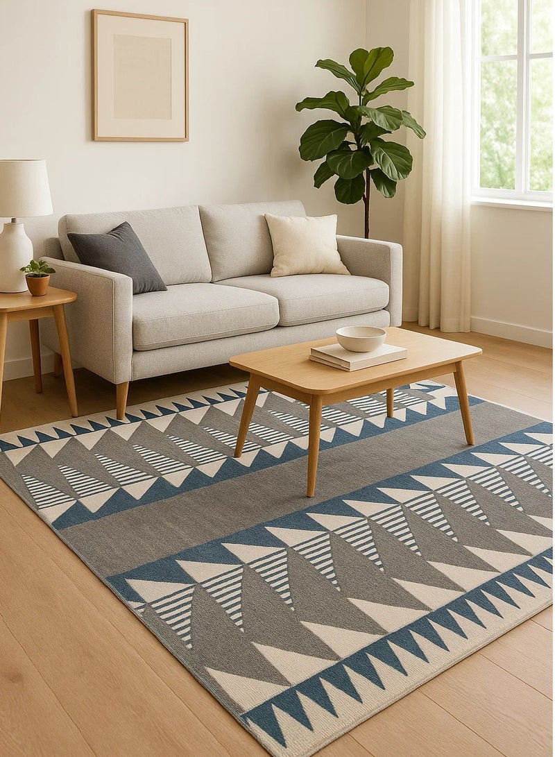 LOFT Castillo, Modern Style Living Room Rugs, Soft Floor Mats, Carpets, Non-Slip Sofa Washable Living Room Rugs, 160X235CM, GREY -704-OT6-Z - Image 1