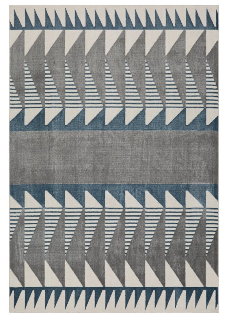 LOFT Castillo, Modern Style Living Room Rugs, Soft Floor Mats, Carpets, Non-Slip Sofa Washable Living Room Rugs, 160X235CM, GREY -704-OT6-Z - Image 2
