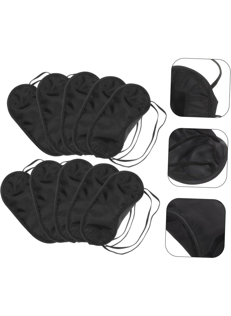 3D Sleep Eye Mask, Soft Light Blocking Eye Cover with Adjustable Elastic Strap, Comfortable Sleeping Mask for Travel, Home, Office & Meditation, Blac - Image 3