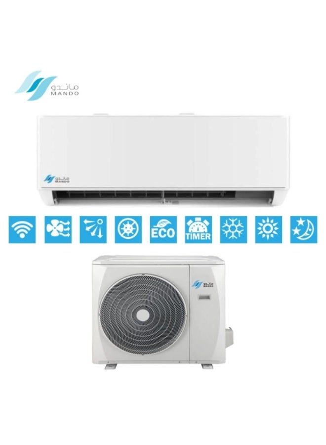Mando Split Air Conditioner 18000 BTU - Hot & Cold - F26TP-18HT - Image 2