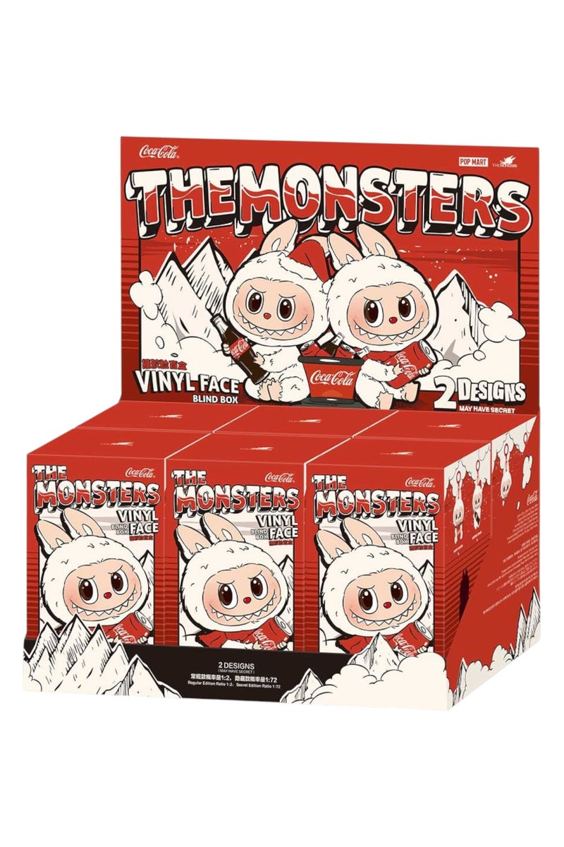 6 Pcs POP MART THE MONSTERS COCA-COLA SERIES-Vinyl Face Blind Box - 6 pcs - Image 1