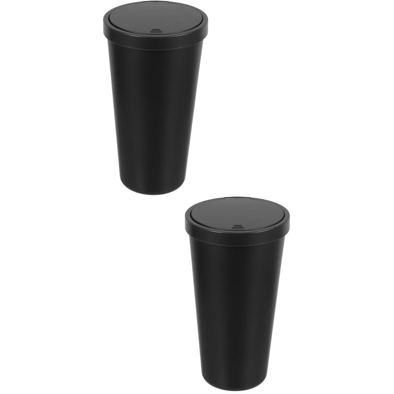 2pcs Car Trash Can Car Center Console Garbage Bin Vehicle Mini Garbage Container - Image 1