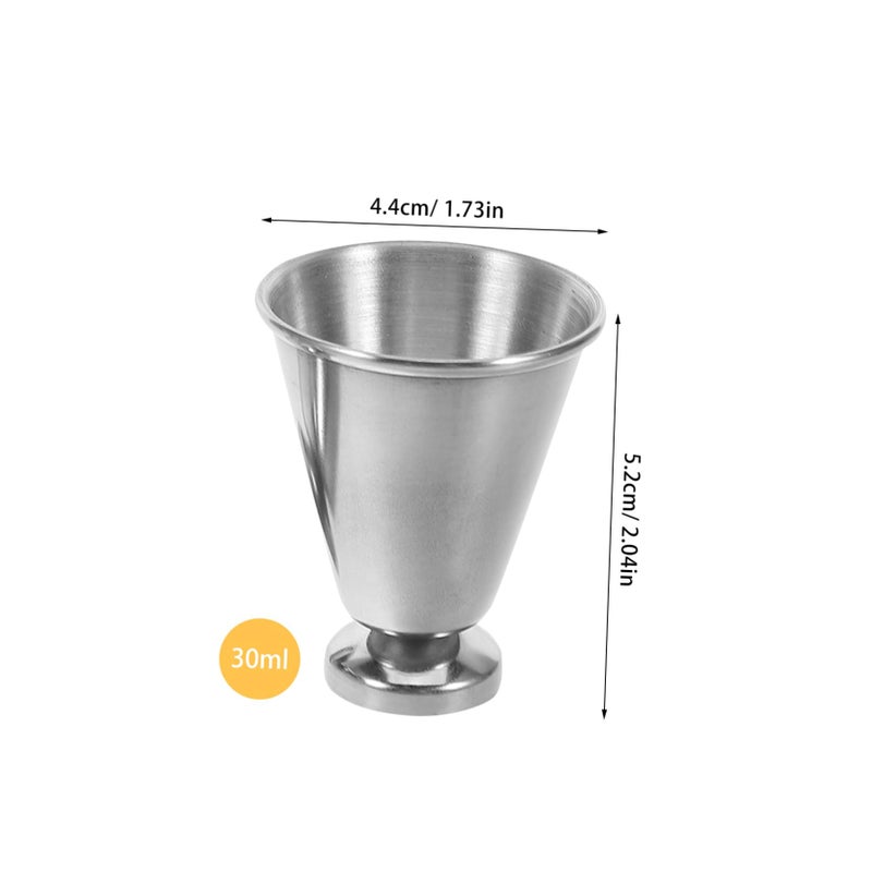 5Pcs Stainless Steel Communion Cups Set for Church Worship Services Easy to Clean - Image 3