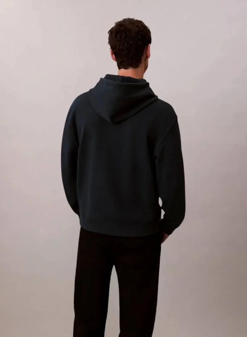 Calvin Klein Jeans Cotton Terry Monogram Hoodie