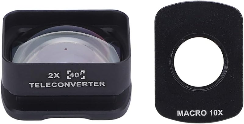 مجموعة مرشح عدسة الماكرو 10X من سبائك الألومنيوم والزجاج البصري لمسافة تركيز 5-10 سم - Image 1