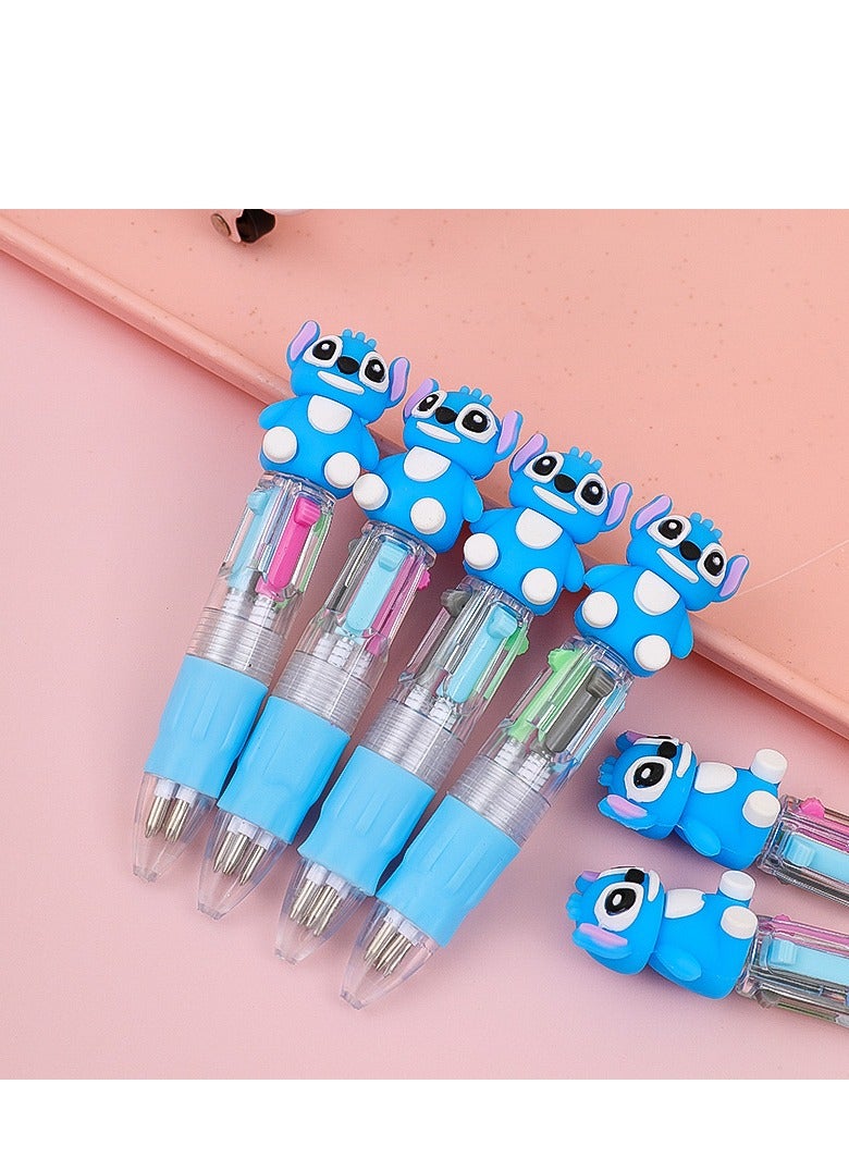STITCH 4 Pcs Stitch Blue Rollerball Pen Set For Kids And Students - Image 3